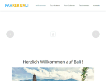 Tablet Screenshot of fahrerbali.com
